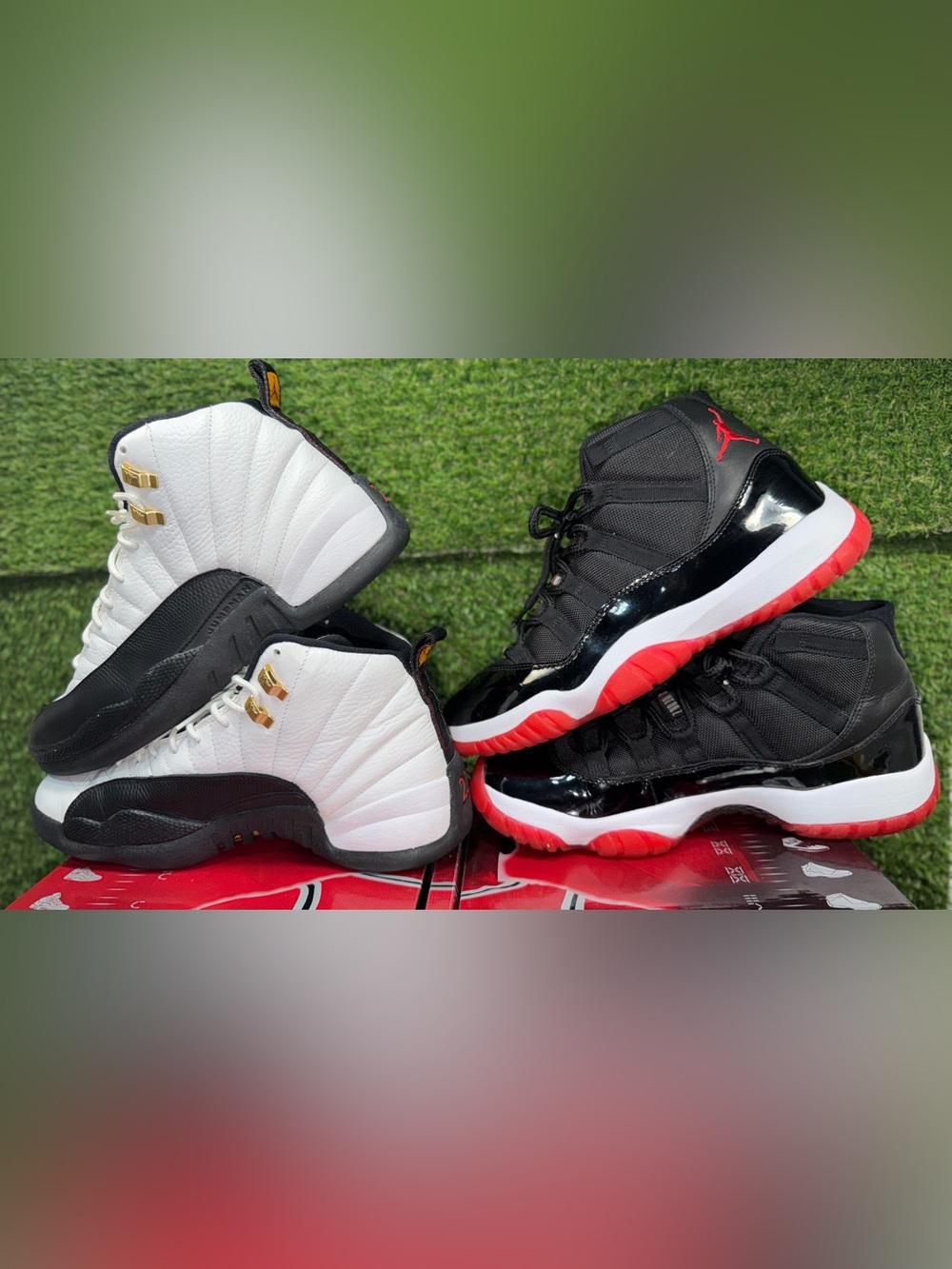 Size 10 Jordan 12/11 Retro Countdown Pack 2008 Bred / Taxi - OG ALL - Picture 5 of 11